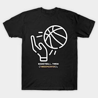 Basketball.Throw(ThreePointer); T-Shirt